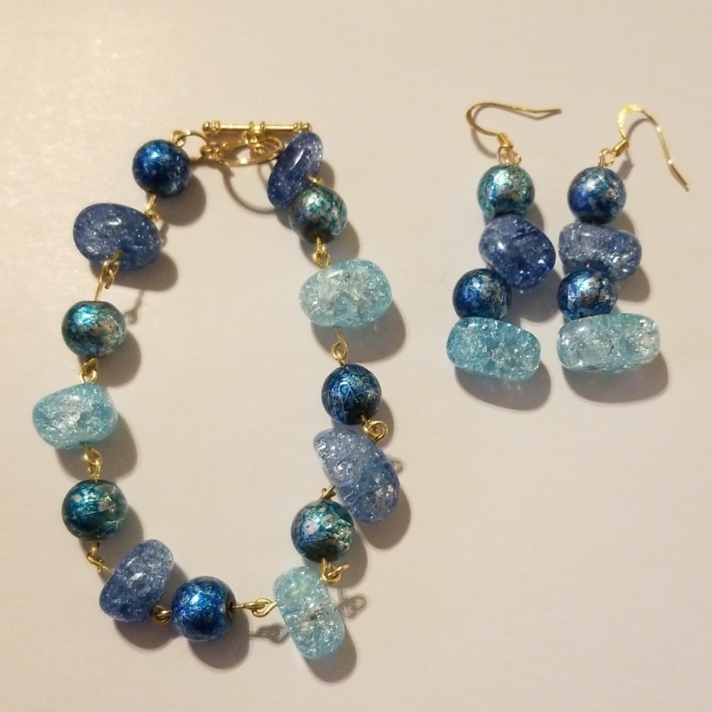 Handcraft Bracelet/earrings